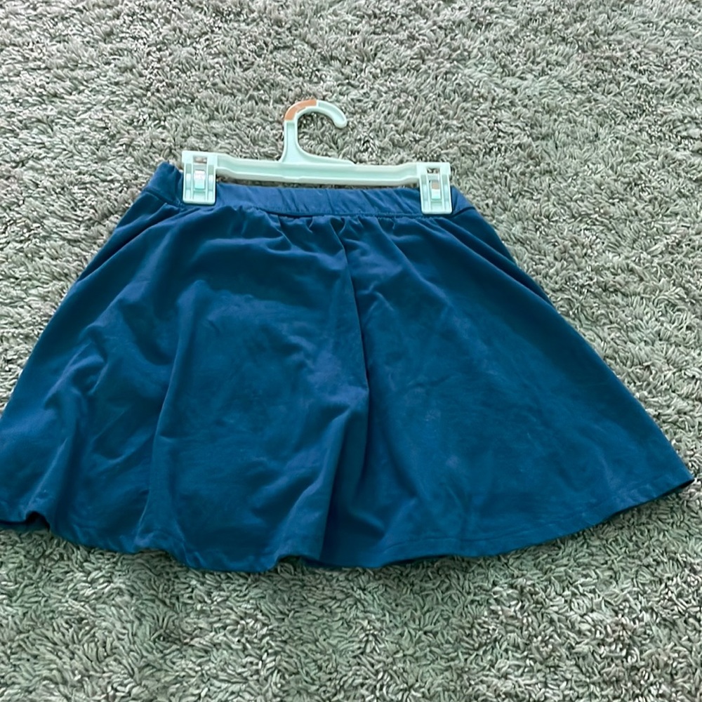 Blue skirt